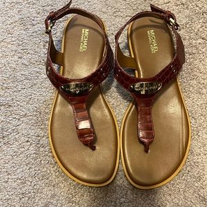 Brand new never worn Michael kors sandals